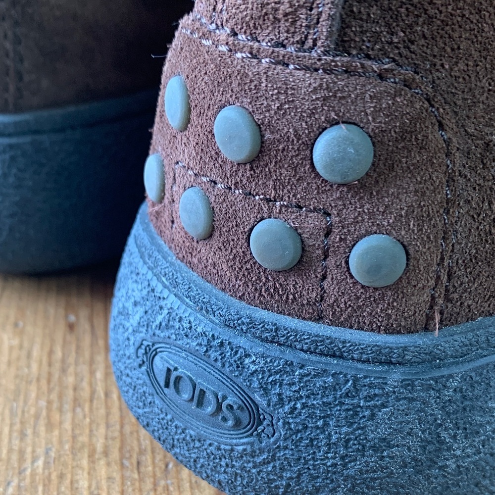 Tods Men's Brown Suede Desert Boots - Picture 3 of 16